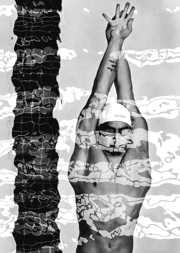 Esporte. Rumo à reta final. A imagem da série “World Swimming Sports”, de Quinn Rooney, mostra Daniel Arnamnart competindo nos 100 metros de nado costa masculino no segundo dia do Campeonato de Natação da Austrália, em Adelaide, em abril de 2013. A foto foi a 3ª colocada na categoria Histórias de Ação em Esportes | Quinn Rooney/Getty Images