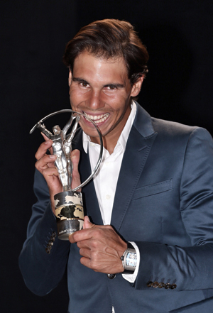 Rafael Nadal desbancou Ronaldinho Gaúcho na categoria