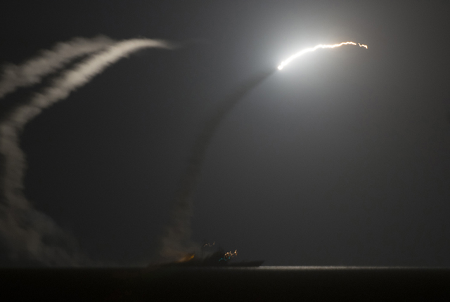 Míssil Tomahawk é lançado do Golfo Pérsico nesta terça | Mass Communication Specialist 1st Class Eric Garst/U.S. Navy/Handout/Reuters