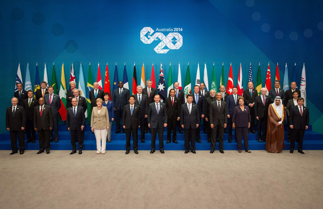 G20 acerta ao relembrar aspectos sociais para a recuperação da economia, diz Dilma | G20 Australia/Handout via Reuters