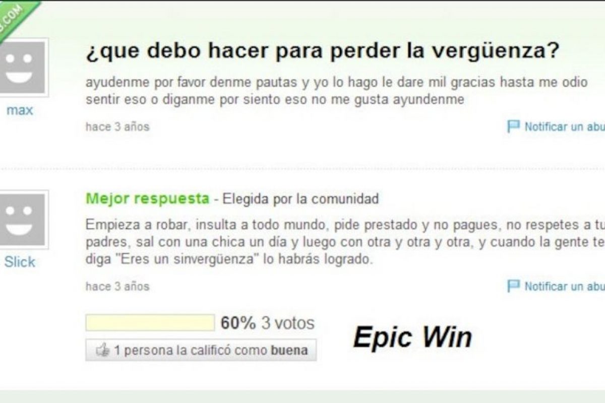 Fotos Preguntas De Yahoo Answers Que Les Harán Perder La