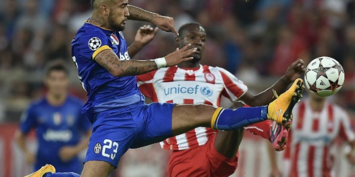 Juventus Con Vidal Todo El Partido Cayo Ante Olympiacos Por Champions League Juventus Con Vidal Todo El Partido Cayo Ante Olympiacos Por Champions League