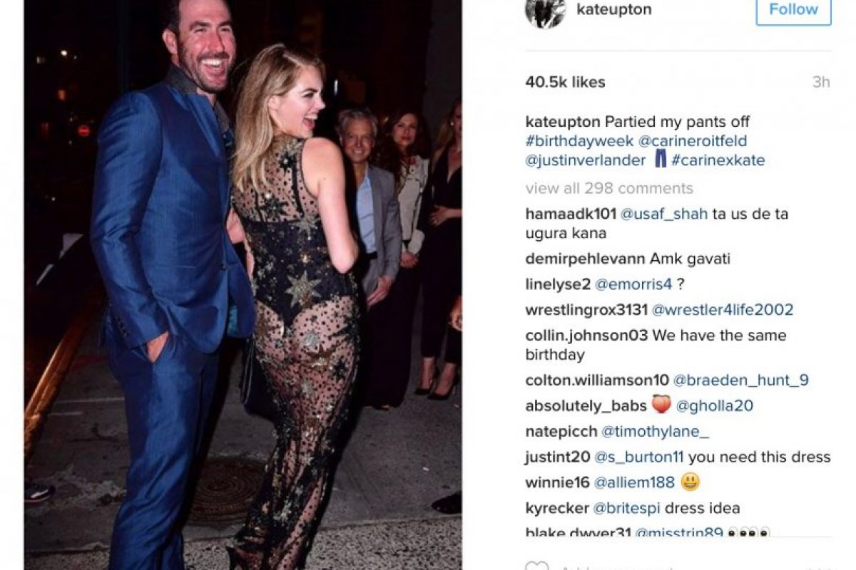 . Imagen Por: Vía Instagram/@Kateupton