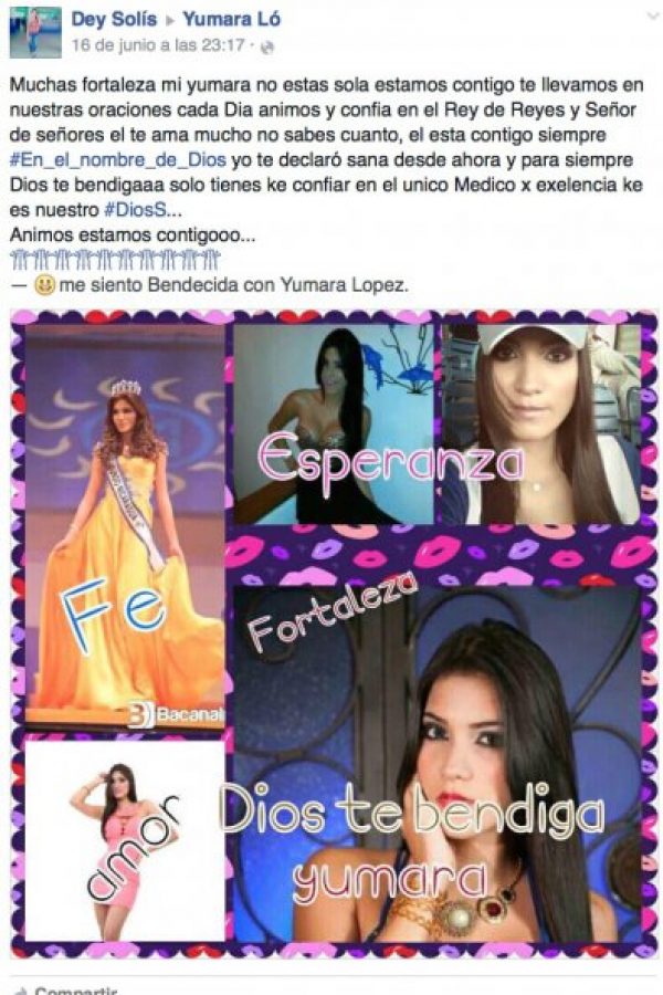 . Imagen Por: Facebook Yumara Ló