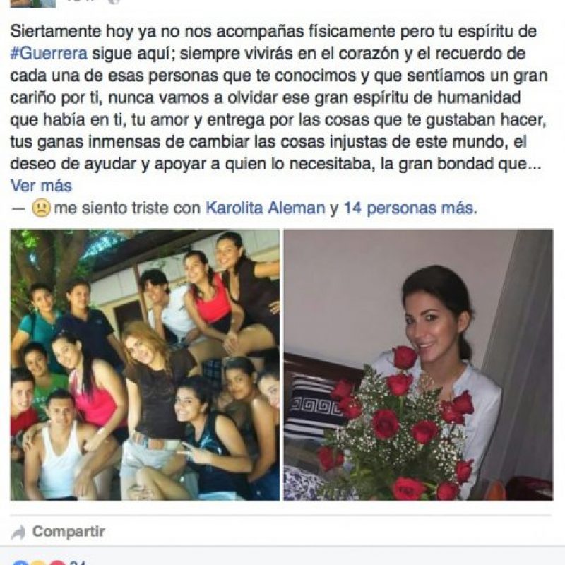 . Imagen Por: Facebook Yumara Ló