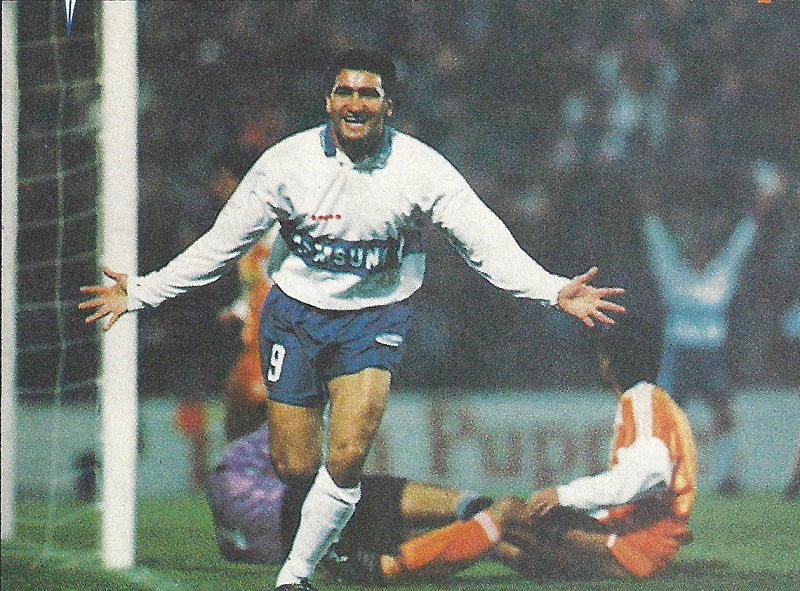 El Beto jugando por el equipo de sus amores / Archivo