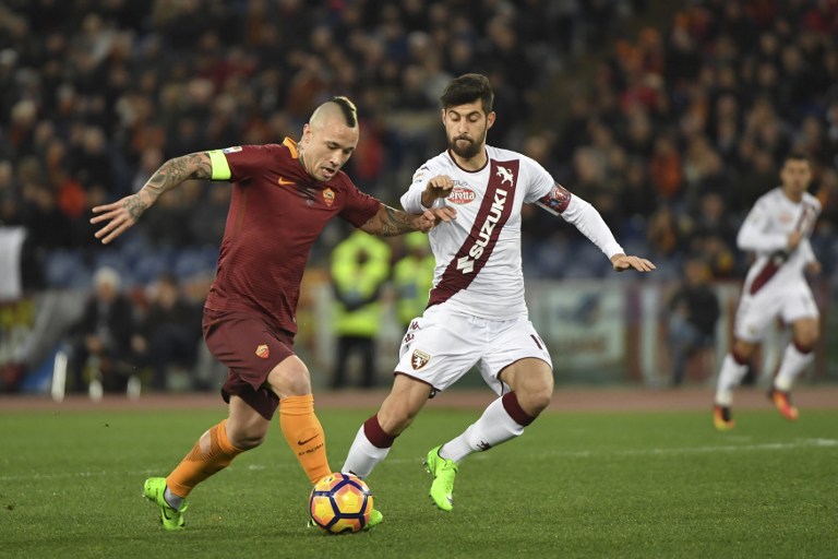 Radja Nainggolan ha llegado a ser capitán de la Roma / AFP