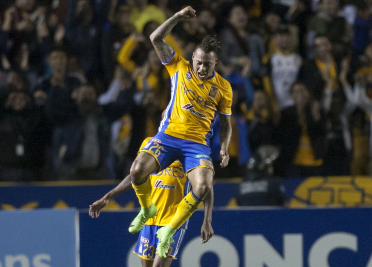 Vargas ha recuperado la continuidad y el gol a nivel de club en Tigres / AFP
