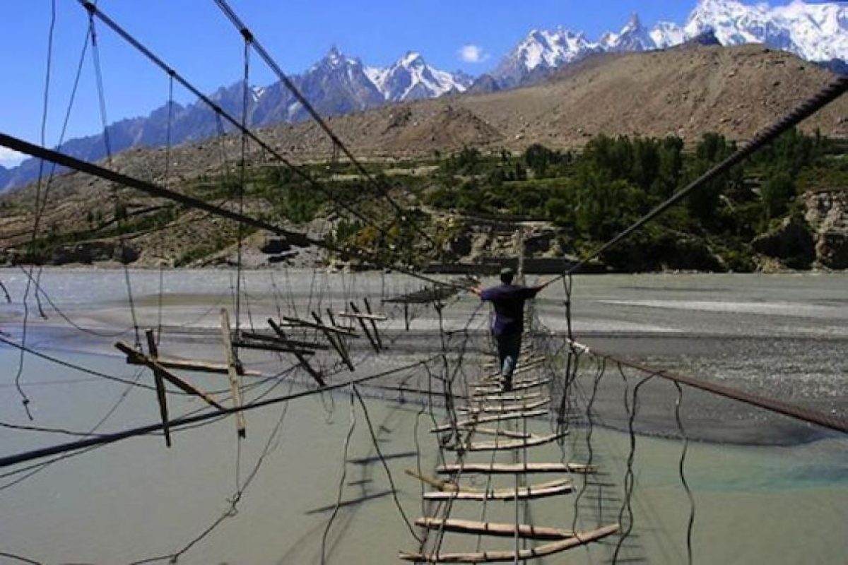 Puente Hussaini, Pakistan Foto: Tomada de internet
