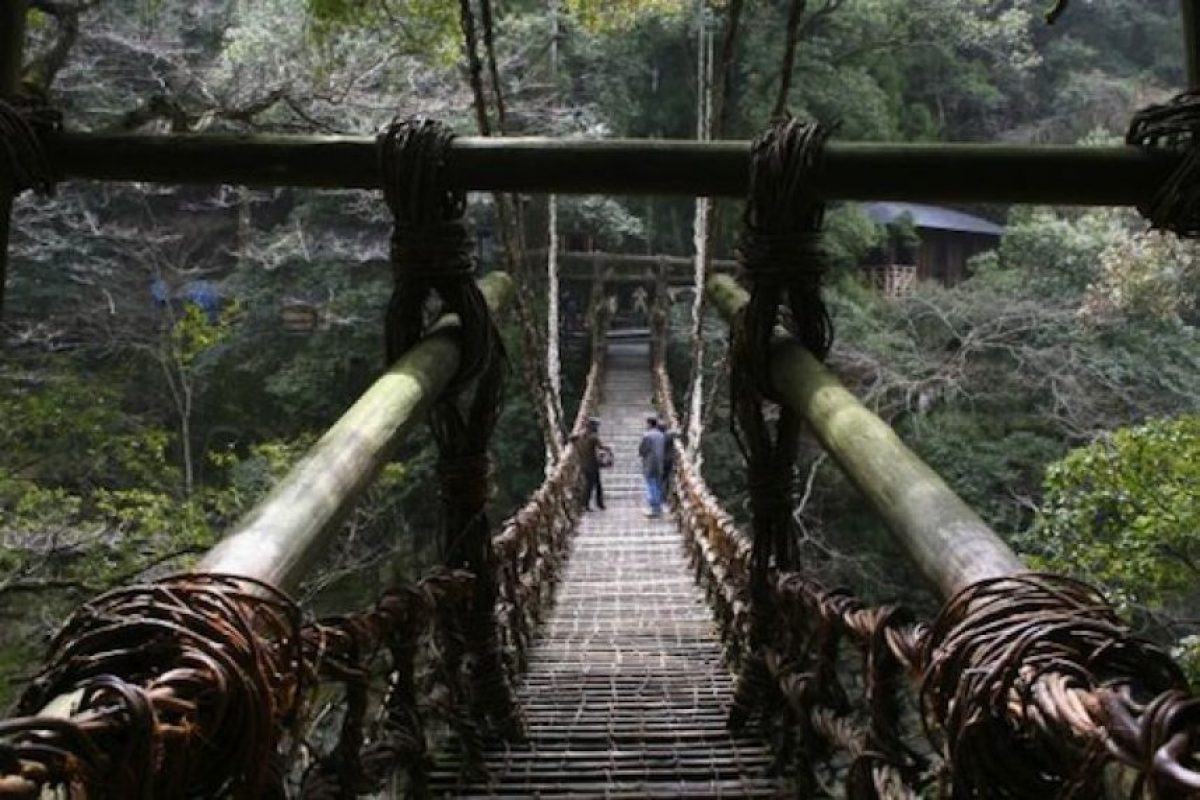 Puentes del Valle Iya, Japón Foto: Tomada de internet