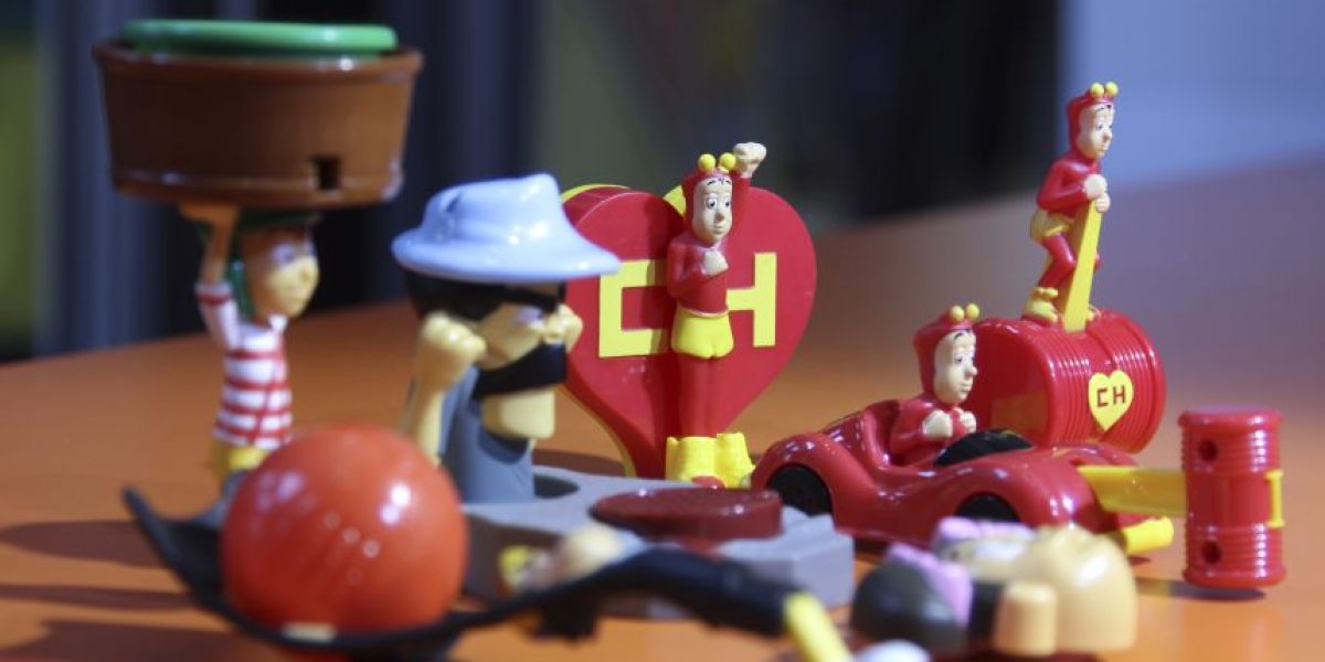 FOTOS "El ChapulÃ­n Colorado" y "El Chavo" serÃ¡n juguetes de McDonald