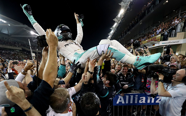 Nico Rosberg durante el GP de Abu Dabi 