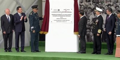 Peña Nieto inaugura los festejos de los 100 años de la Escuela Médico Militar