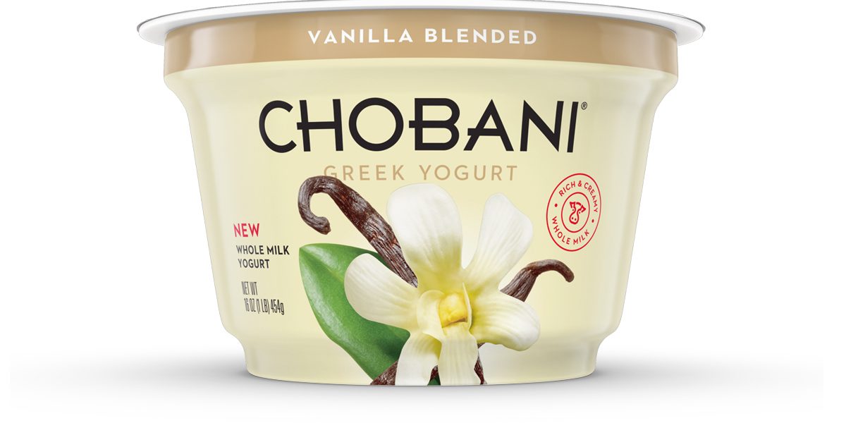 Ya llegó el yogur Chobani® Whole Milk Metro