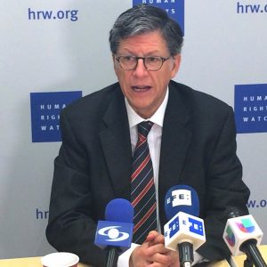 José Miguel Vivanco, director para las Américas de Human Rights Watch, habla durante una conferencia de prensa en Washington, hoy martes, 18 de abril de 2017. / Foto: AP